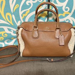 COACH Brown Leather Crossbody Mint Condition!