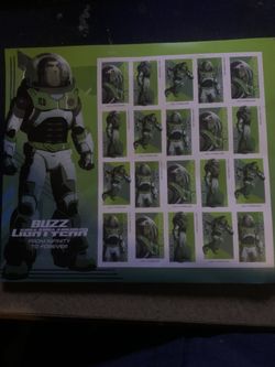 Buzz Light year From Infinity To Forever US Stamp Sheet