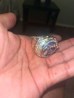 Golden state championship ring Kevin Durant