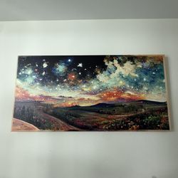 Large Panoramic Wall Art / Canvas Print – Modern Landscape (Etsy)