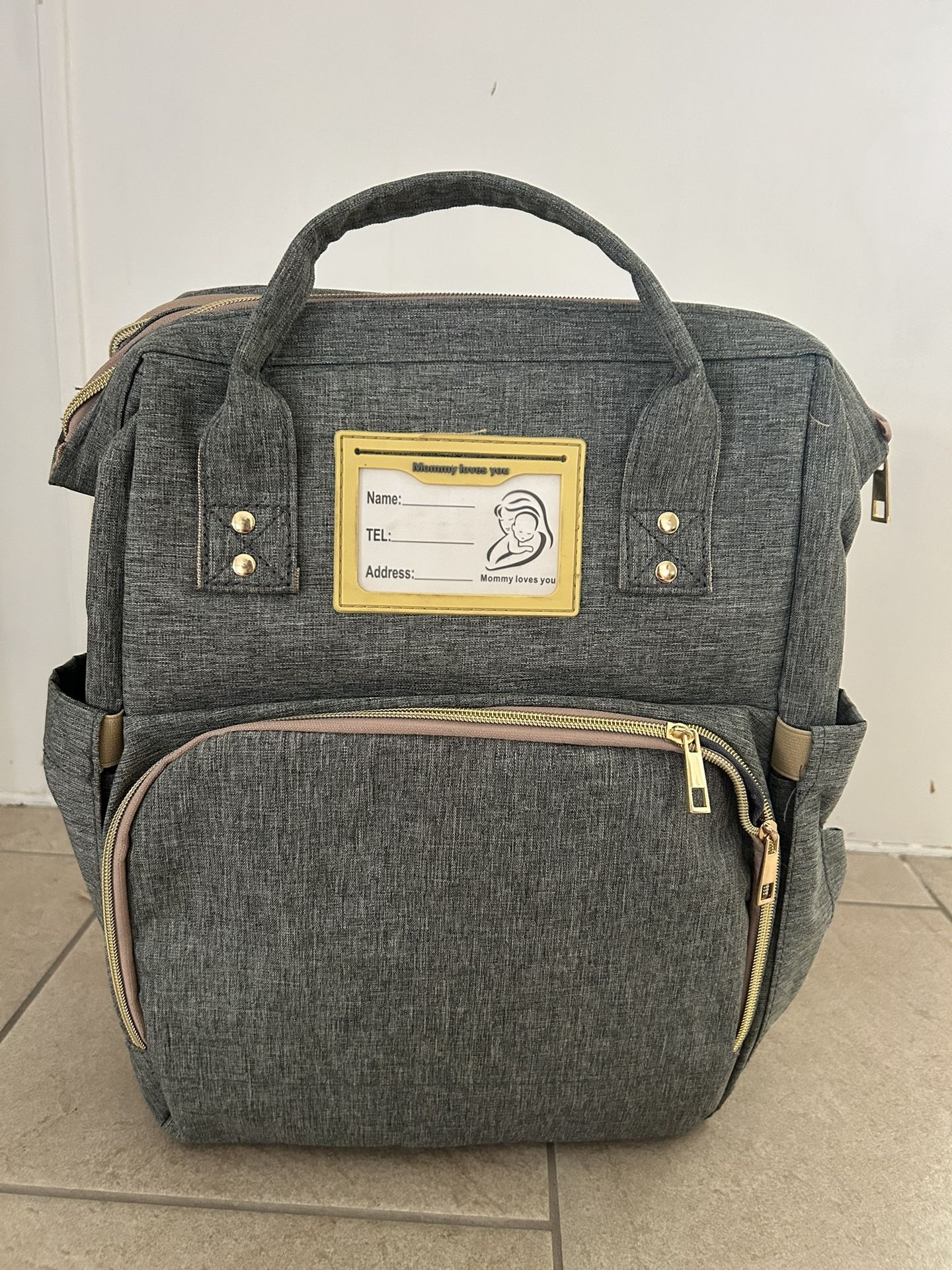 *NEW* Diaper Bag With Changing Station
