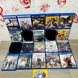 Playstation 5 Games And PlayStation 4 Games ( Used , Tested Working )  Read Description)