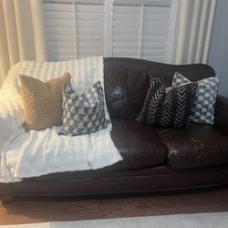 Leather Sofa And Love Seat