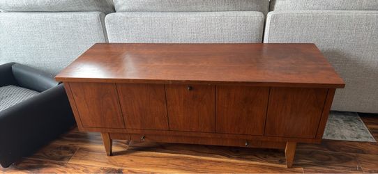 Mid-Century Style Wood Storage Chest
