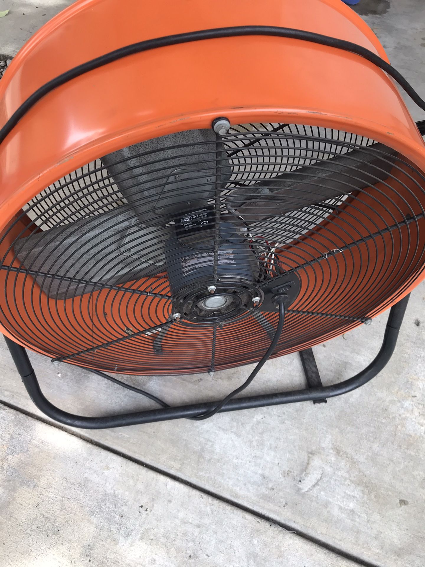 Comercial and residential fan..