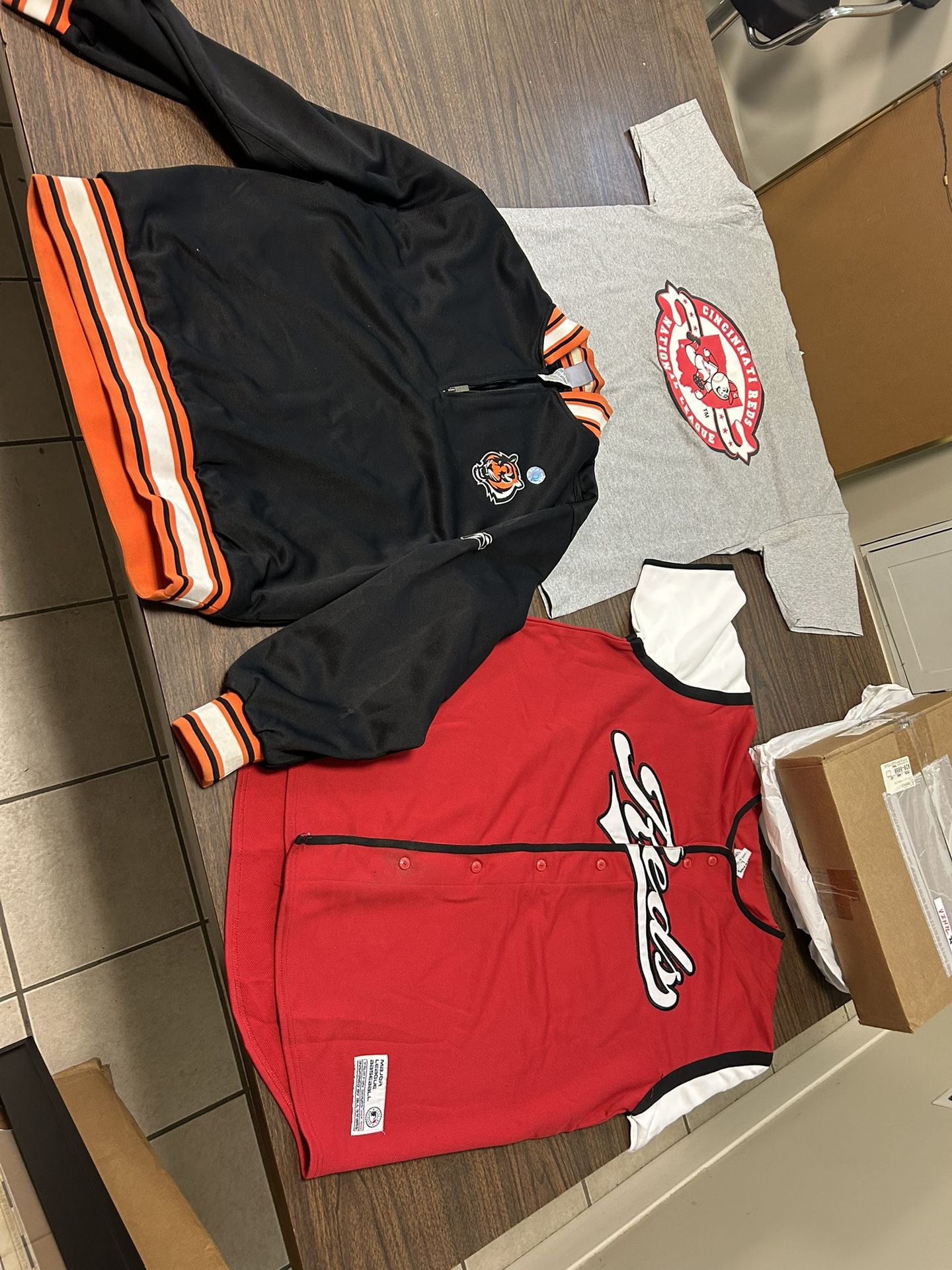 Reds Bengals Jerseys/ Jackets