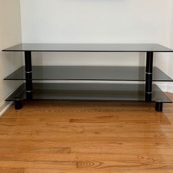 3 Tier Glass TV Stand/console Table -48”