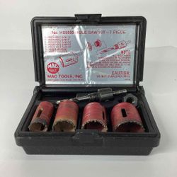 Mac Tool 7 Piece Hole Saw Kit 