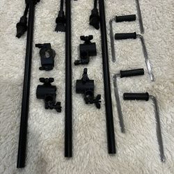 Set Of Electric Drum Cymbal , L Rod,  Clamps