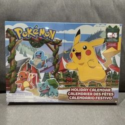 Pokémon Pokemon 2026 Holiday Advent Calendar 24 Gifts Jazwares SEALED