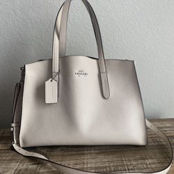 Coach Cream Handbag 