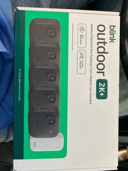 Blink Outdoor 2K+ 5-Camera Security System
