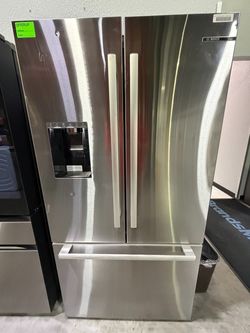 Bosch B36FD50SNS French Door Bottom Mount Refrigerator 36'' Stainless steel (with anti-fingerprint) MSRP $2999
