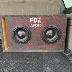 Fdz 6.5 Subwoofers (500w RMS Each)