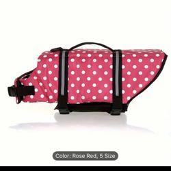 Adjustable High Visibility Dog Life Vest Dog Life Jacket With Reflective Stripes For Boating Swimming Vest With High Flotation For Small Medium Large 