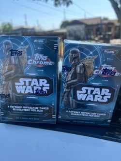Star Wars Topps Chrome Value Blaster Box