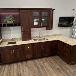 Kitchen Cabinet Display Real Wood