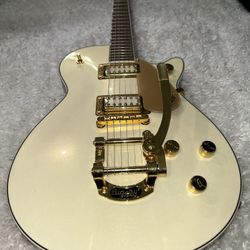 GRETSCH ELECTROMATIC PRISTINE LTD JET Electric Guitar with Bigsby - White Gold