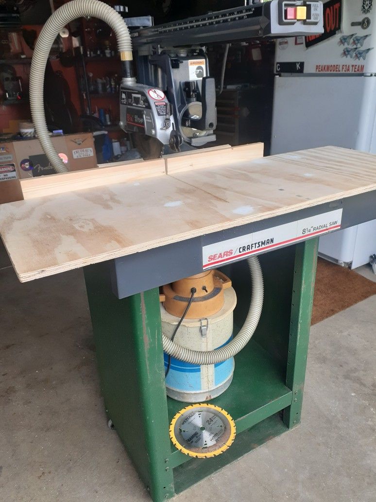 CRAFTSMAN 8 1/4 " RADIAL SAW STATION