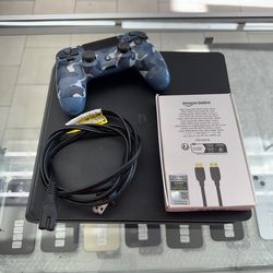 PS4 1TB with controller and accessories