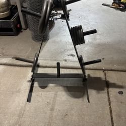Weight Rack And Dumbbells 