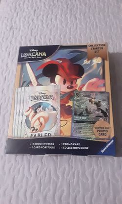 Disney Lorcana TCG Fabled Collector Starter Set FACTORY SEALED Make Offer