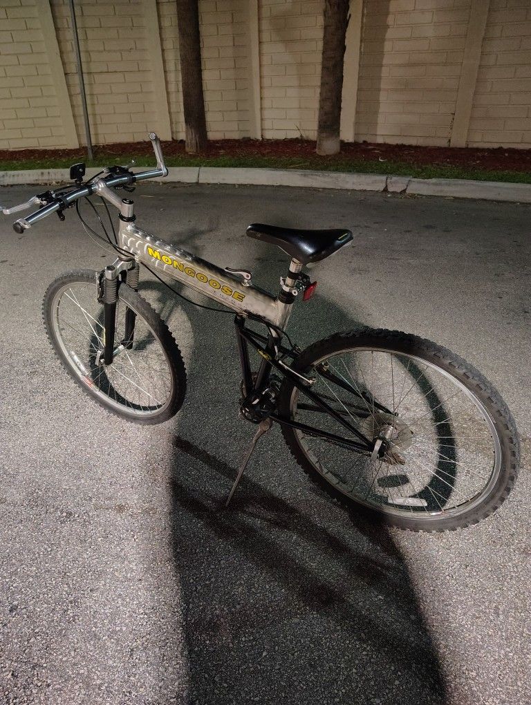 Silver 1997 Montague Hummer Mongoose Transport Paratrooper Folding MTB Bike Large 18" ~