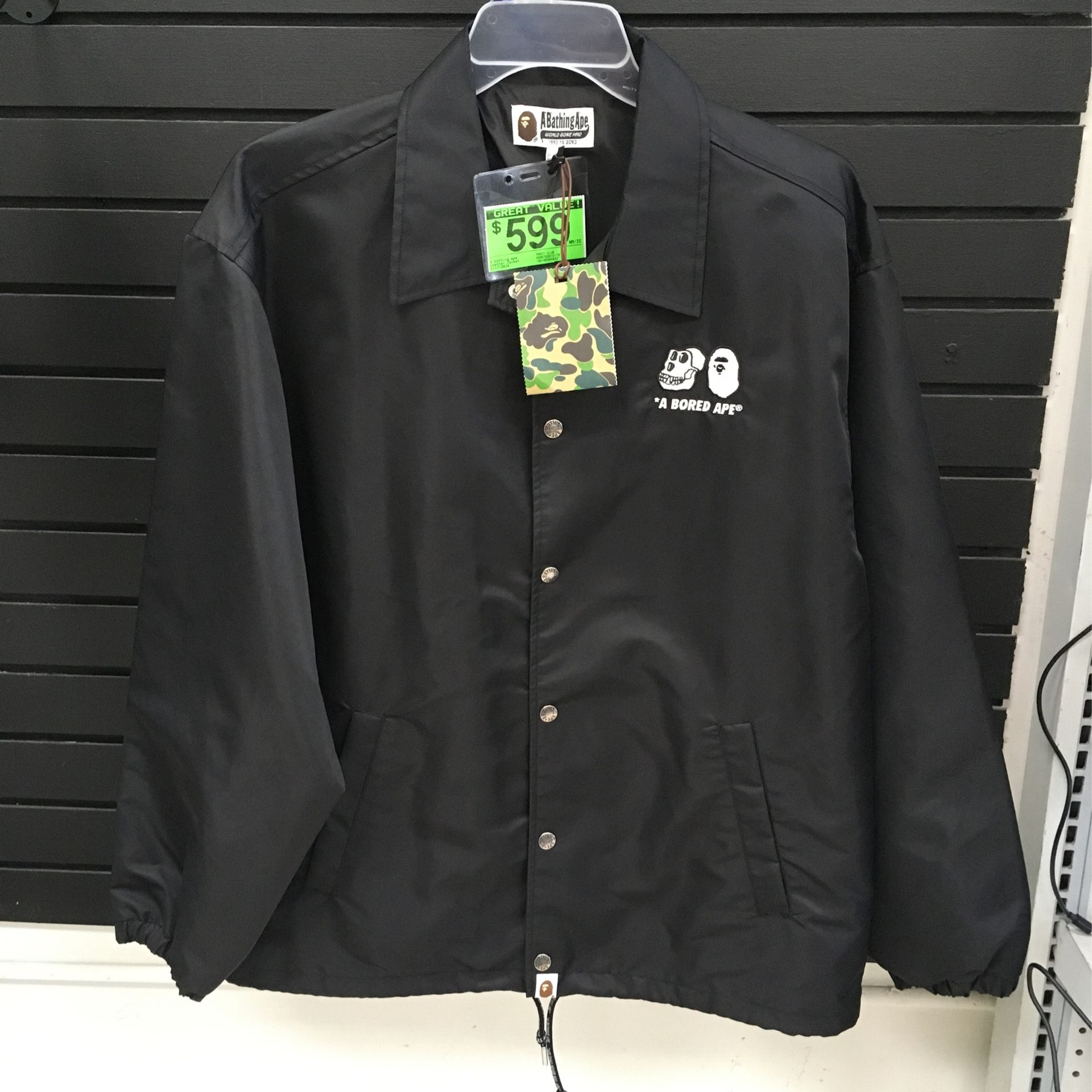 BAYC X BAPE Bored Ape Yacht Club Coach Jacket