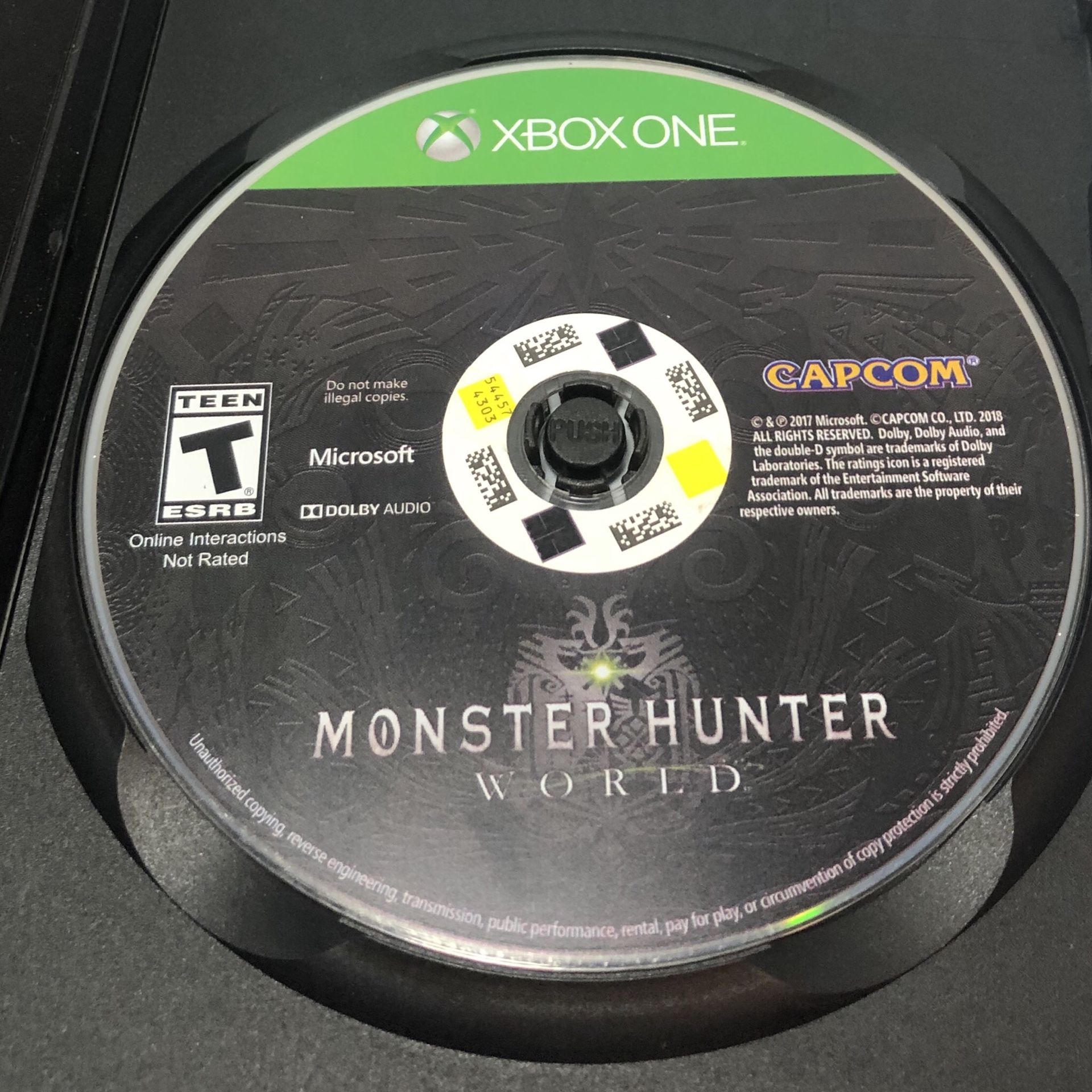 Monster Hunter World Xbox One Clean