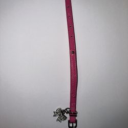 Dark Pink dog collar