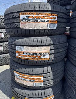 225 50 17 vendo un set de llantas nuevas con garantía marca ARROYO