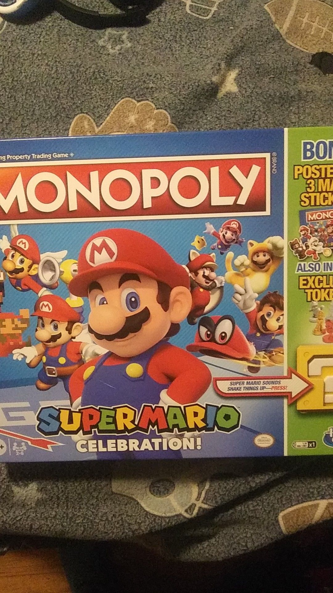 Board game Monopoly game Super Mario Celebration.