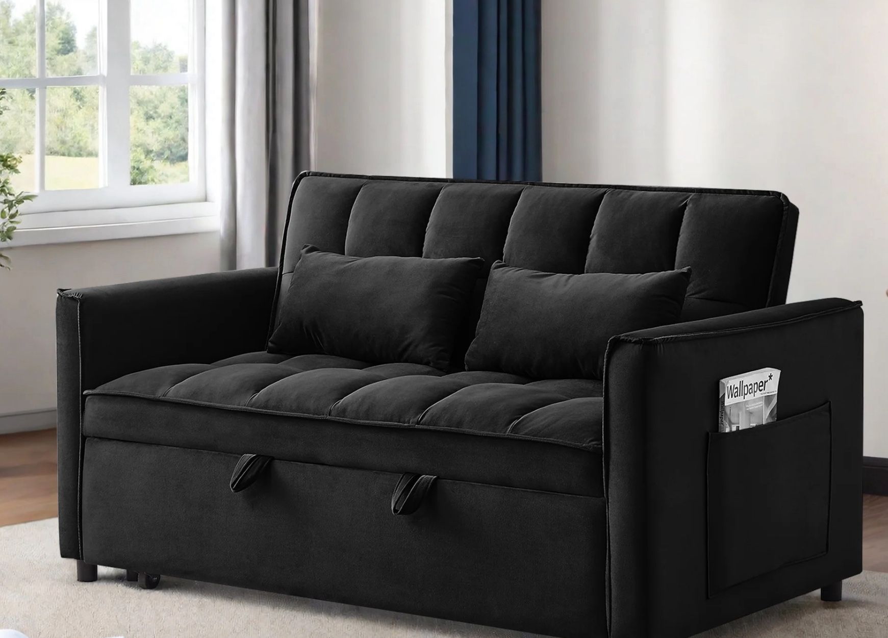 Sleeper Sofa with Pull Out Bed (Sofa Bed)