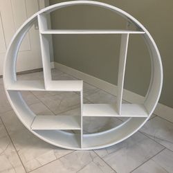 Large Metal Shelving (white)