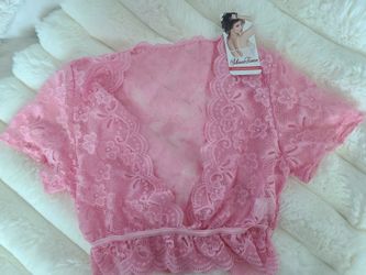 Pink Lace Matching Set