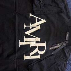 Black amiri size M shirt