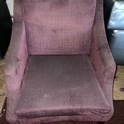 Purple Arm Chair 