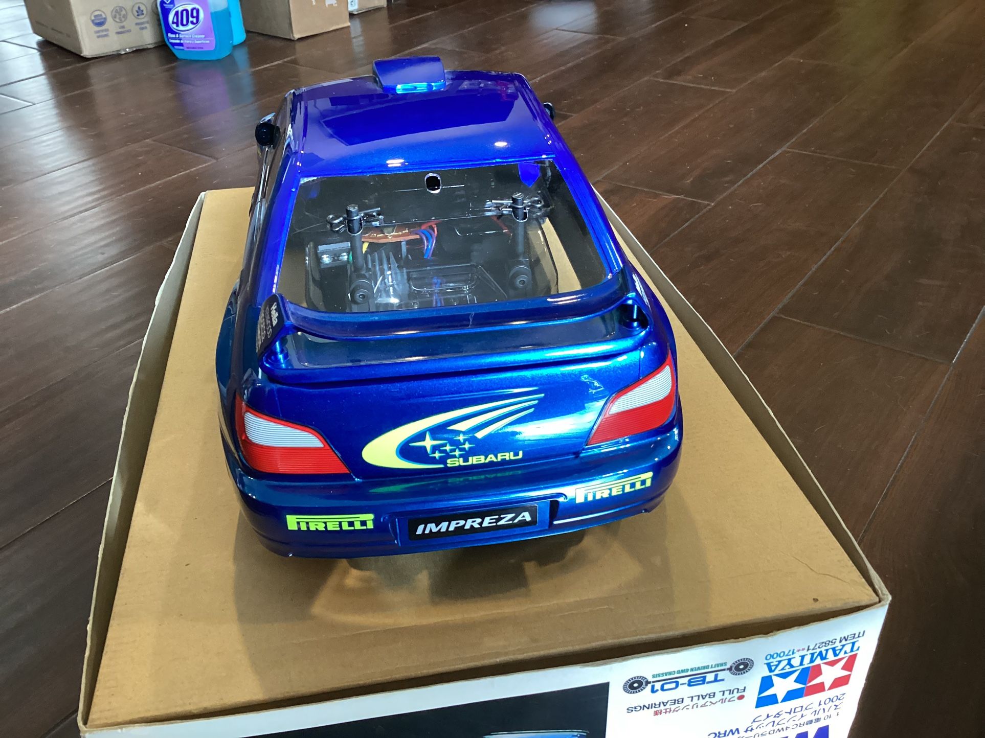 New Built Tamiya TB 01 Subaru Impreza WRC 2001 Prototype