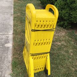 Construction Portable Barrier  $140.  Bike Tent Mower