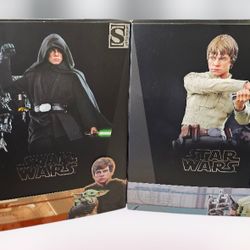 Hot Toys STAR WARS LUKE SKYWALKER (Deluxe Versions) DX23 & DX25  EMPTY BOXES!