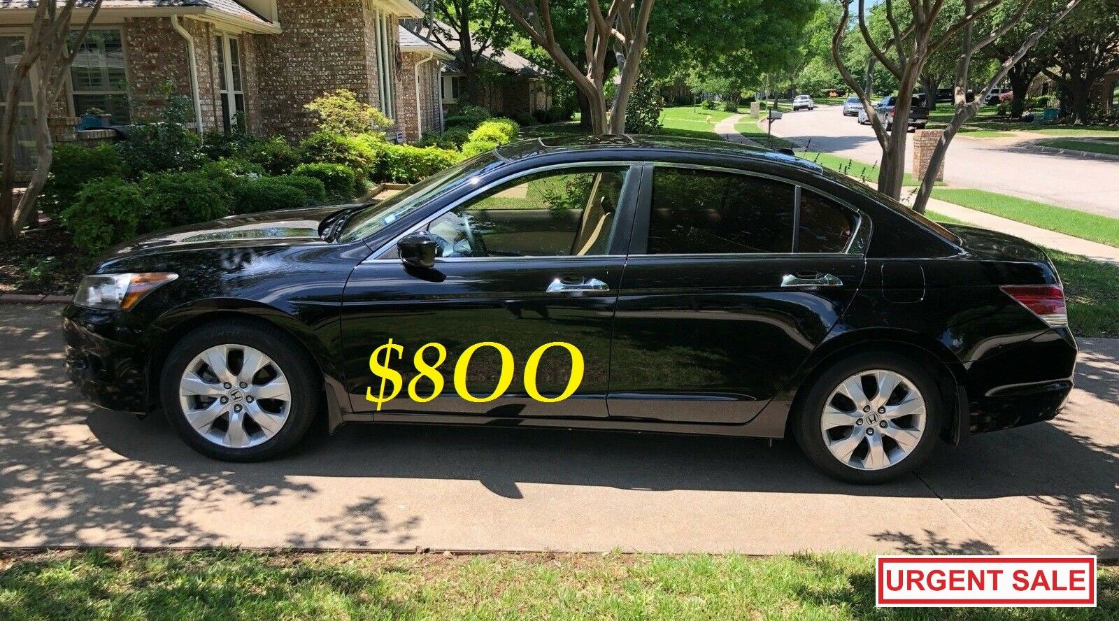 ๐๐$8OO URGENTLY I sell my family car 2OO9 Honda Accord EX-L Everything is working great! Runs great and fun to drive.๐๐