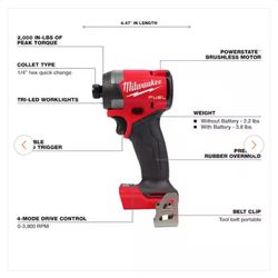 Milwaukee M18 Impact Driver 
