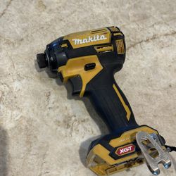Makita XGT 1/4 Impact Driver TD002G Yellow JAPANESE Import - Tools Only