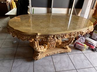 Rocco Italian Dining room table and chairs