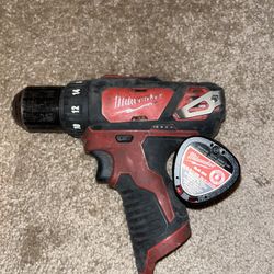 M12 Drill , Battery, Charger