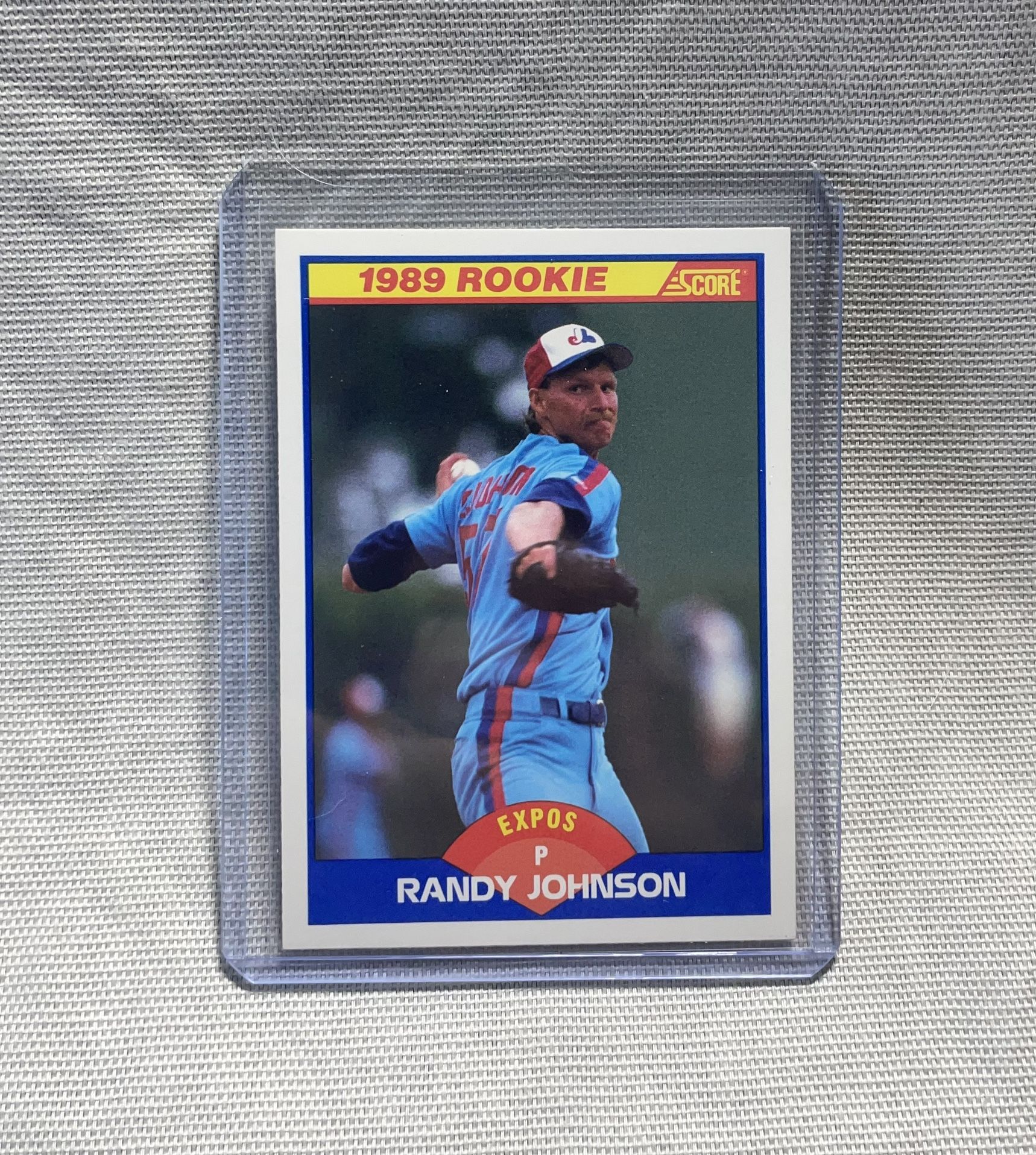 π₯βΎοΈ 1989 Score - Randy Johnson #645 - Rookie Montreal EXPOS βΎοΈπ₯