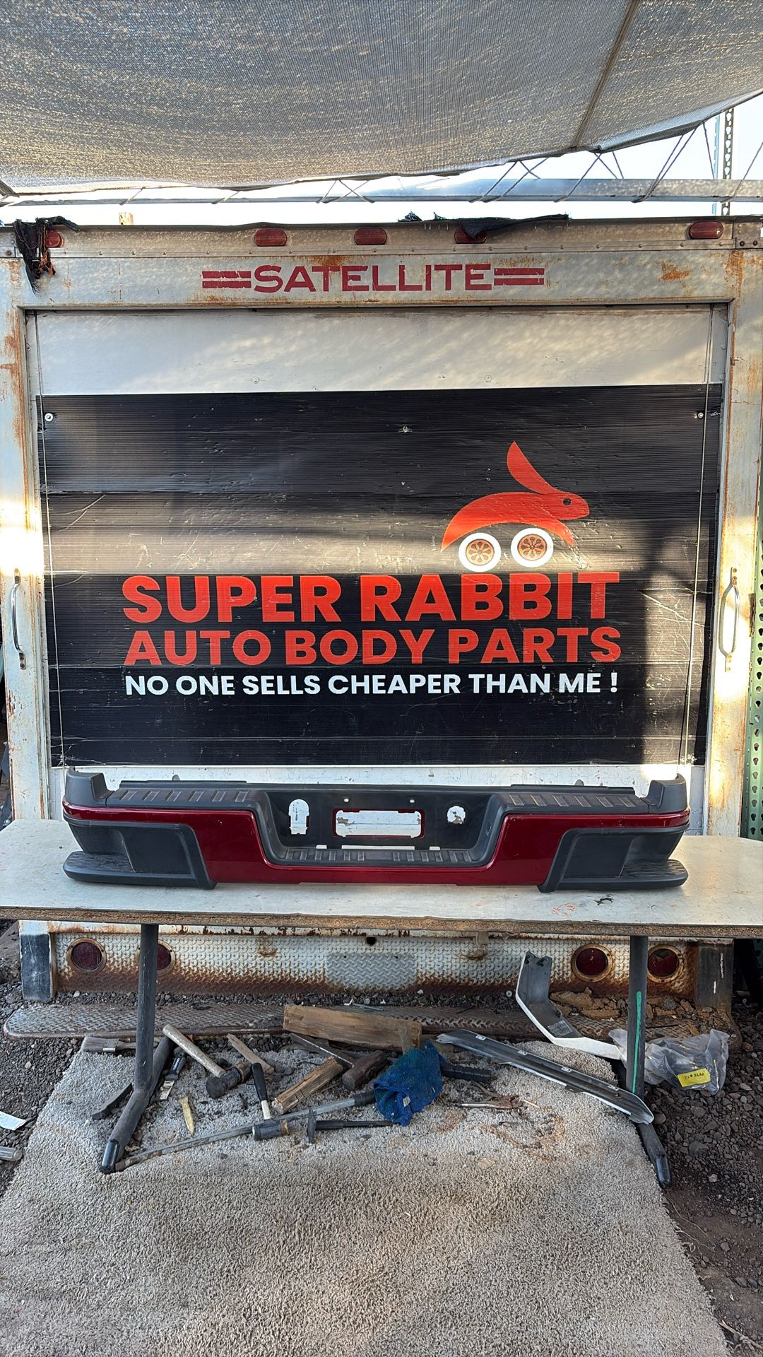 2015 Colorado Canyon Bumper Rear Assembly OEM 2022