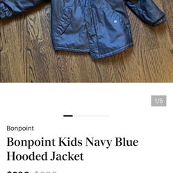 Bonpoint Navy Jacket 