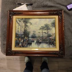 Thomas Kinkade Print Of Carmel Ocean Ave 
