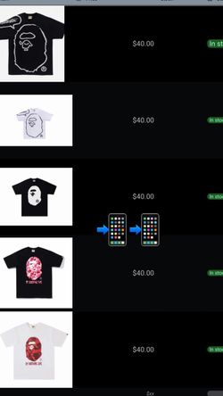 Bape shirts